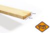 Afbeelding van vurenhout klasse C geschaafd rechte hoek 18x68mm