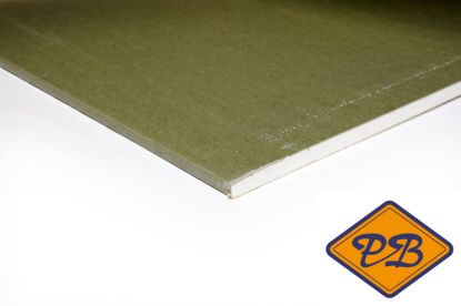 Afbeeldingen van gipswandplaat vochtwerend geimpregneerd 2-zijdig afgeschuinde kant 12,5mm