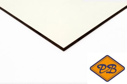 Afbeeldingen van ISIcompact HPL gevelplaat 2-zijdig 101 wit 305x130cm