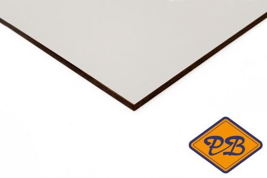 Afbeelding van ISIcompact HPL gevelplaat 2-zijdig 112 lichtgrijs 305x130cm