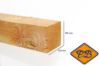 Afbeelding van douglas paal fijnbezaagd 4-EX gezaagd 120x120mm