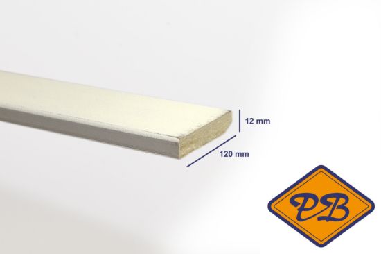 Afbeelding van mdf plint model jt7 gegrond V313 12x120mm