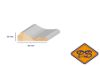 Afbeelding van Ztyl grenen architraaf modern wit gegrond 28x95mm