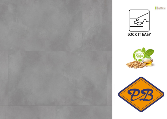 Afbeelding van Ter Hürne perform SPC vinyl  lock it easy tegel XXL natuursteen Split 6mmx60,3x121,3cm (per pak van 2 stuks=1,463m²)