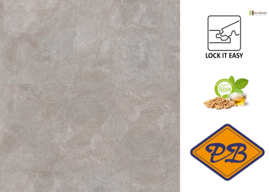 Afbeelding van Ter Hürne perform SPC vinyl lock it easy tegel XXL natuursteen Tunis 6mmx60,3x121,3cm (per pak van 2 stuks=1,463m²)