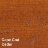 Afbeelding van Cape Cod® verduurzaamd Lodgepole pine 1-delig Quickcorner zwart fijnbezaagd 25x80x80mm