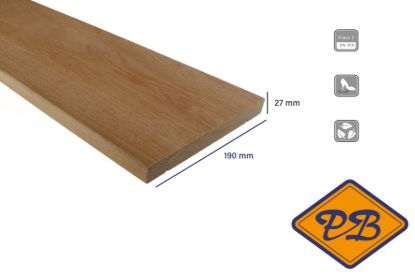 Afbeeldingen van FelixWood kapur premium XXL terrasplank met enkelzijdig profiel 27x190mm