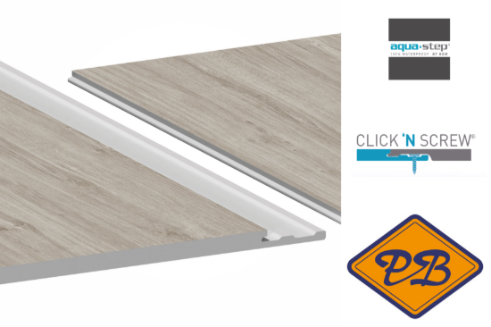 Afbeelding van HDM outdoor® SPC enkelzijdig massief click 'N screw gevelpanelen oak lightgrey 6mm