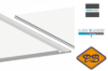 Afbeelding van HDM outdoor® SPC enkelzijdig massief click 'N screw gevelpanelen *RAL 9003 uni clear white ultra mat 6mm