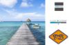 Afbeelding van HDM aqua step SPC click 'N screw  wandpaneel visuals digitale print tropical sea pier 4,5mm XL