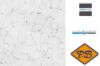 Afbeelding van HDM aqua step SPC click 'N screw wandpaneel decor digitale print white marble  4,5mm XL