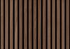 Afbeelding van Ter Hürne uniquedesign akoustiek 3D wand-en plafondpaneel 3-zijdig edelgefineerd walnoot Havel naturel geolied 21mm