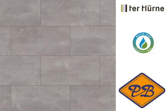 Afbeelding van Ter Hürne DURECO STRONG click tegel laminaat stone edition Lamu 12mmx33,0x63,8cm (per pak van 7 stuks=1,474m²)