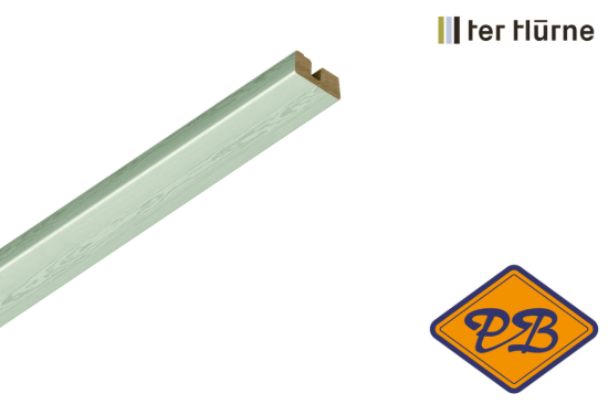 Afbeelding van Ter Hürne plafond decorlijst DAL 34 essen parelwit zijdemat 14x34mmx240cm