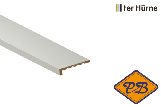 Afbeelding van Ter Hürne lambrisering decorlijst ADL 120 uni kristalwit zijdemat 30x120mmx270cm