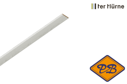 Afbeeldingen van Ter Hürne afdek decorlijst GAL 25 essen parelwit zijdemat 2x25mmx240cm