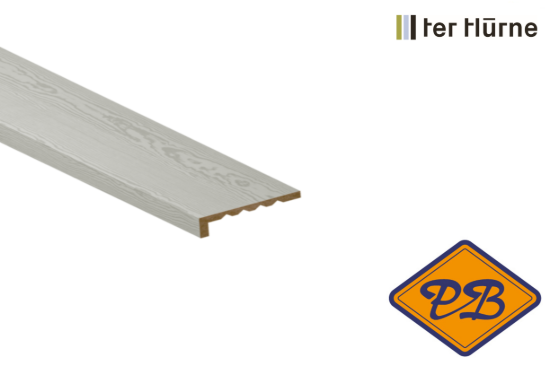 Afbeelding van Ter Hürne lambrisering decorlijst ADL 120 essen parelwit zijdemat 30x120mmx270cm