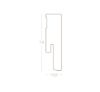 Afbeelding van PARADOR MDF decoratieve D001 uni wit mat folie plint SL18 voor onzichtbaar clipsysteem 16x70mmx220cm