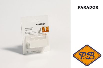 Afbeeldingen van PARADOR universele PVC buitenhoeken wit type 2 voor plinten SL 5 & SL 18 (per blister= 2 stuks)