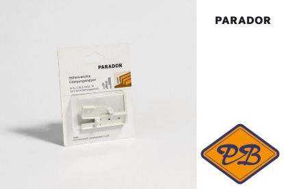 Afbeeldingen van PARADOR universele PVC verbindingstukken wit type 2 voor plinten SL 5 & SL 18 (per blister= 2 stuks)