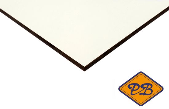 Afbeelding van Dekokern HPL gevelplaat 2-zijdig RAL 9010 zuiver wit 305x122cm