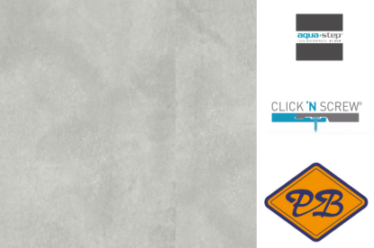 Afbeeldingen van HDM aqua step SPC click 'N screw LUXURY wandpaneel Brighton XL 4,5mm
