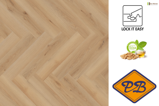 Afbeelding van Ter Hürne perform SPC vinyl lock it easy visgraat strook eiken Rotterdam 6mmx14,5x74,3cm (per pak van 10 stuks universeel=1,07m²)