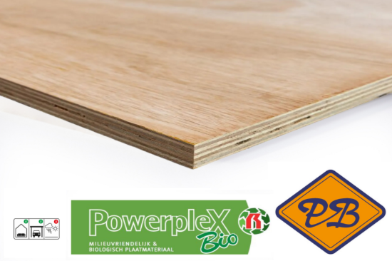 Afbeelding van Eucalyptus powermultiplex BB/CC BIO based interieur 244x122cm