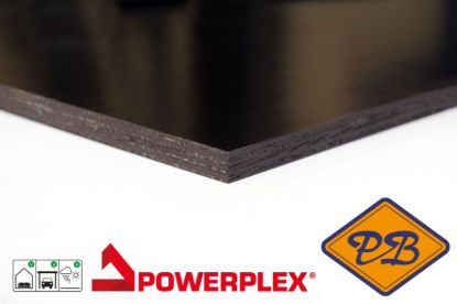 Afbeeldingen van hardhout powerfilm betonmultiplex glad 250x125cm