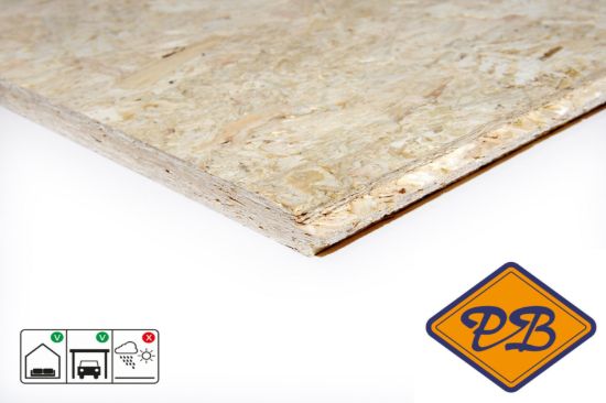 Afbeelding van OSB ZERO klasse 3 tong & groef 2-zijden 244x122cm