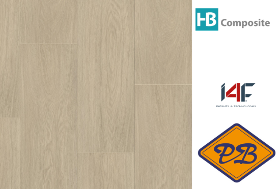 Afbeelding van HB Composite aqua SPC vinyl click wand- en vloer SUPERIOR landhuisdeel Oak Paradise 4,5mmx22,8x122cm (per pak van 8 stuks=2,23m²)