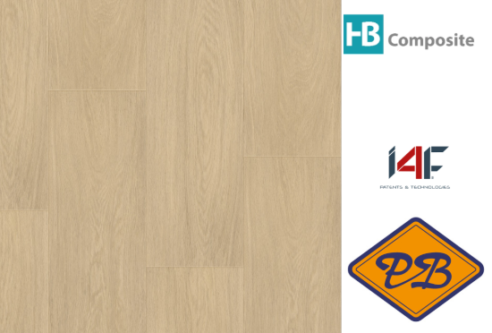 Afbeelding van HB Composite aqua SPC vinyl click wand- en vloer SUPERIOR landhuisdeel Oak Wonder 4,5mmx22,8x122cm (per pak van 8 stuks=2,23m²)