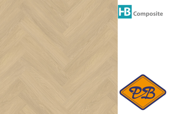 Afbeelding van HB Composite aqua SPC vinyl click visgraat wand- en vloer strook SUPERIOR Oak Wonder 4,5mmx15x75cm (per pak van 8 stuks A + 8 stuks B =1,80m²)