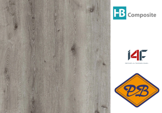 Afbeelding van HB Composite aqua SPC vinyl click wand- en vloer LUXURY landhuisdeel Majestic Oak 4mmx22,8x122cm (per pak van 8 stuks=2,23m²)