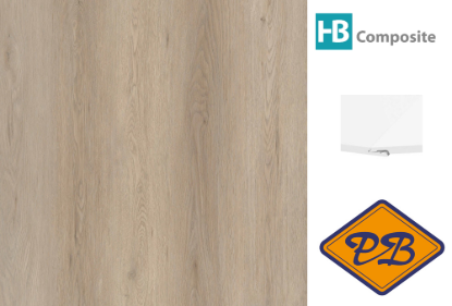 Afbeeldingen van HB Composite aqua SPC vinyl click 'N screw SUPERIOR wandplaat Wood Timeless Oak ultramat XXL 4,5mm