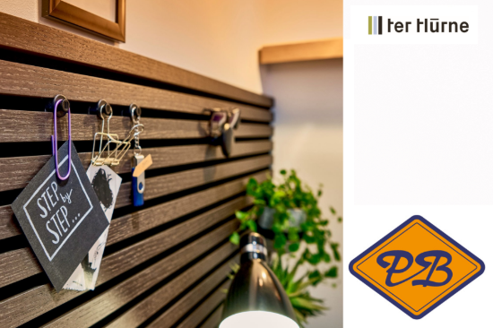 Afbeelding van Ter Hürne livingwall function plastic knop Dolf zwart rond 22mm (per set = 4 stuks)