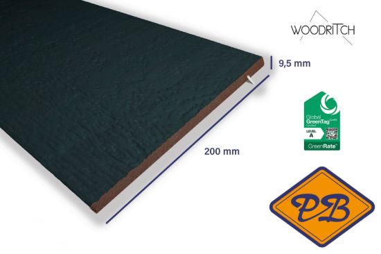 Afbeelding van woodritch eucalyptus hardhouten potdekseldeel canberra 7016 antraciet grijs 9,5x200mm