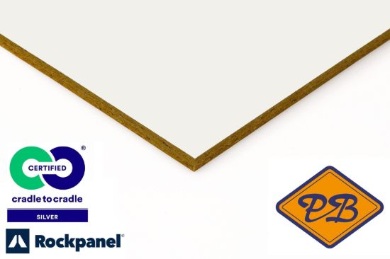 Afbeelding van Rockpanel gevelplaat colours durable 1-zijdig ral 9016 verkeerswit 305x120cm