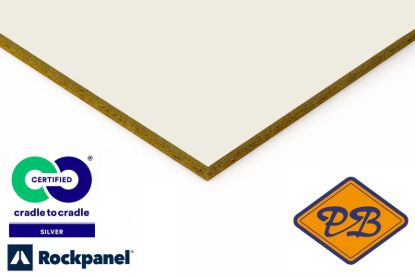 Afbeeldingen van Rockpanel gevelplaat colours durable 1-zijdig ral 9010 zuiver wit 250x120cm