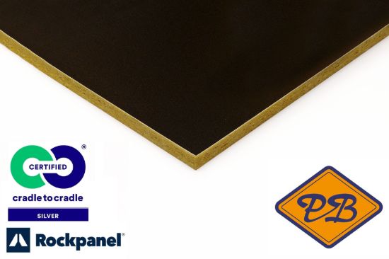 Afbeelding van Rockpanel gevelplaat colours durable  1-zijdig ral 7021 zwartgrijs 250x120cm