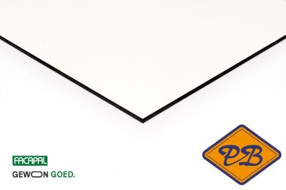 Afbeeldingen van Facapal HPL gevelplaat *RAL 9016 superwit  by plastica