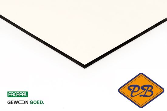 Afbeelding van Facapal HPL gevelplaat *RAL 9010 wit by plastica
