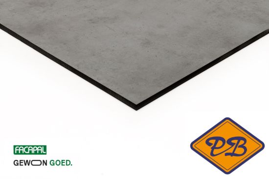 Afbeelding van Facapal HPL gevelplaat 9027 haven by plastica