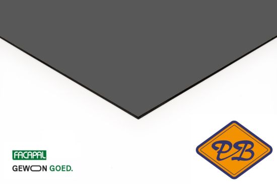 Afbeelding van Facapal HPL gevelplaat *RAL 7011 donkergrijs by plastica